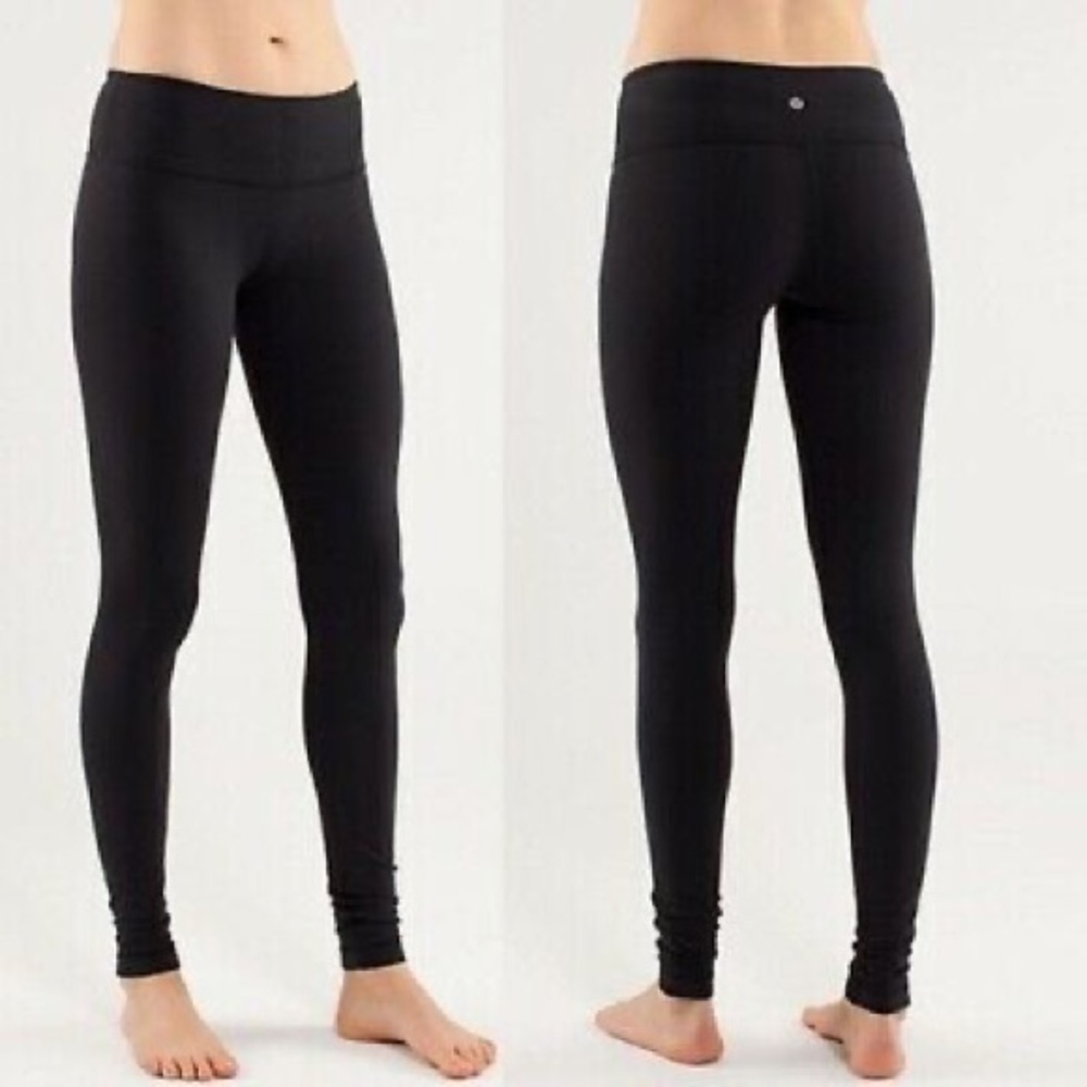 Lululemon black wonder under leggings